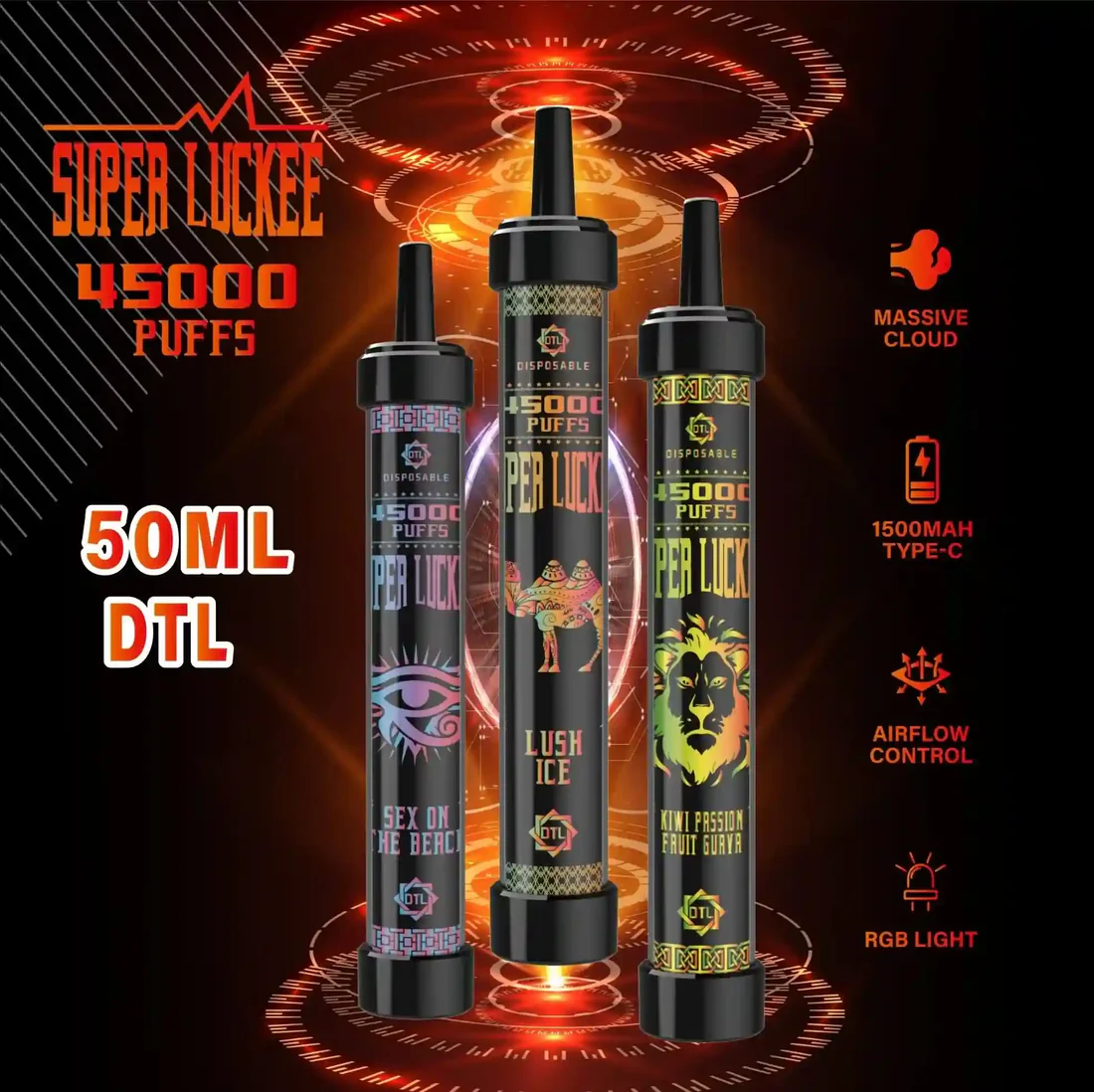 PUFF 45000 Super Luckee - Double Apple - 2% Nicotine - Image 4
